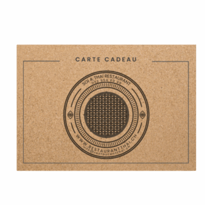 Gift Card - Paiement en ligne et impression immédiate